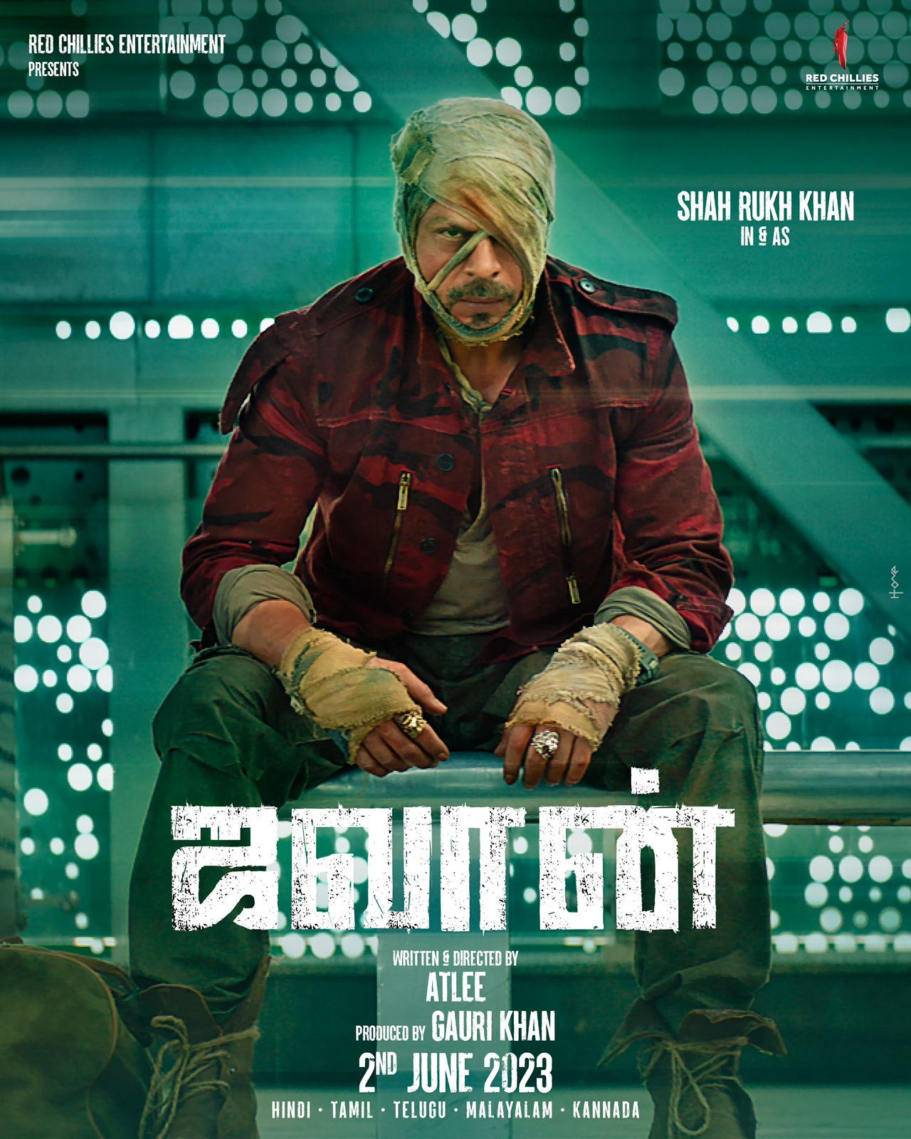 ரெட் சில்லிஸ் எண்டர்டெயின்மெண்ட் தயாரித்து, வழங்குகிறது.ஷாருக்கான் நடிக்கும் “ஜவான்”.