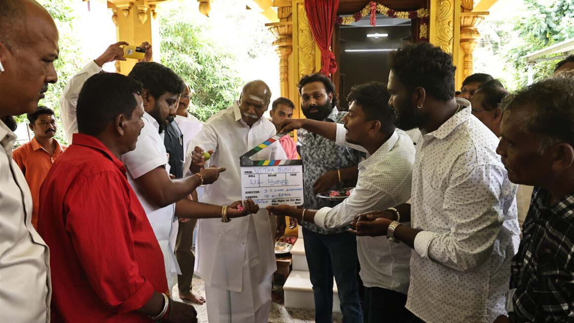 புதுச்சேரி முதலமைச்சர் திரு.ரங்கசாமி ” பிக்பாக்கெட் ” படத்தின் படப்பிடிப்பை துவக்கி வைத்தார்.